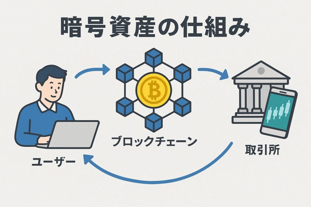 図解:暗号資産の仕組み(画像)