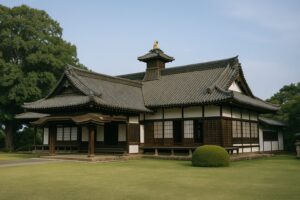 水戸藩の藩校・弘道館の外観