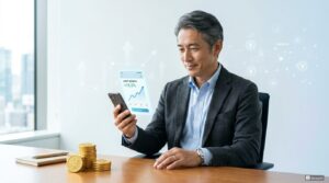 多くの人が感情や情報の多さに振り回されて資産を増やしにくいことを表したイメージ